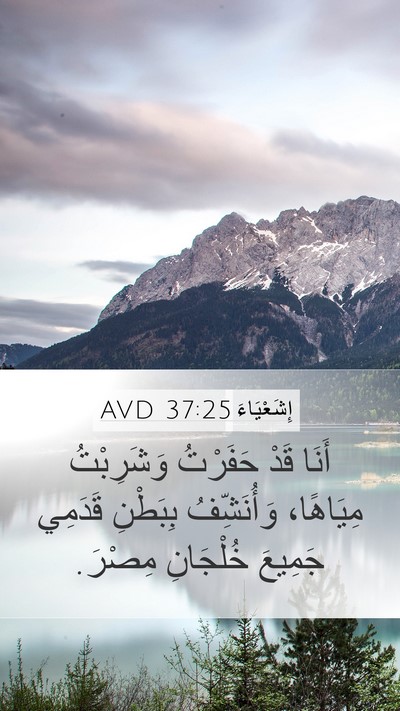 إِشَعْيَاءَ 37:25 AVD Bible Verse Image