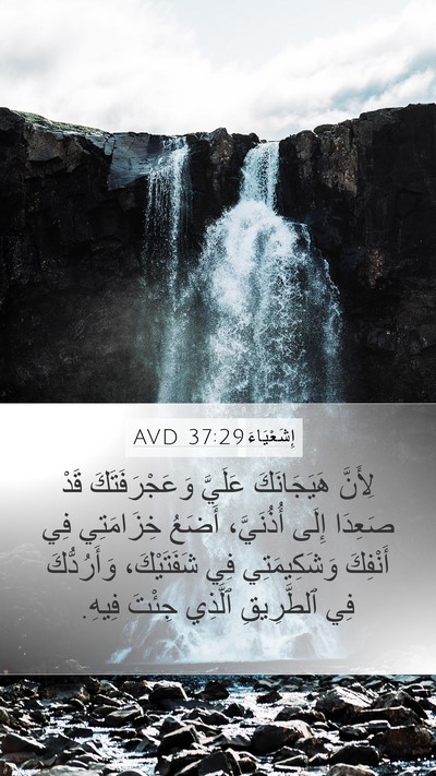 إِشَعْيَاءَ 37:29 AVD Bible Verse Image