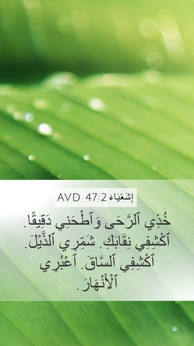 إِشَعْيَاءَ 47:2 AVD Bible Verse Image