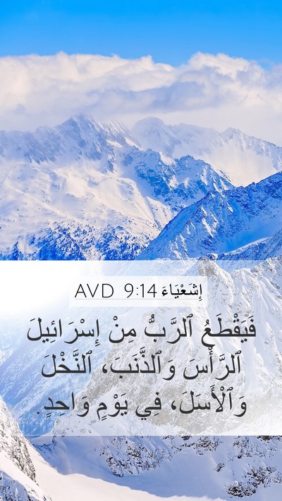 إِشَعْيَاءَ 9:14 AVD Bible Verse Image