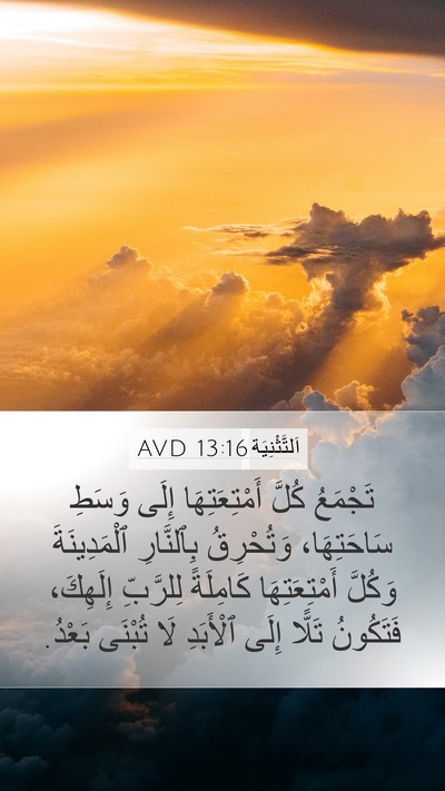 اَلتَّثْنِيَة 13:16 AVD Bible Verse Image