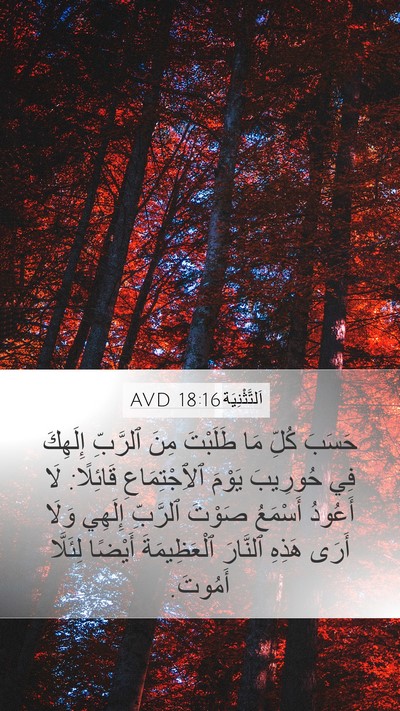 اَلتَّثْنِيَة 18:16 AVD Bible Verse Image