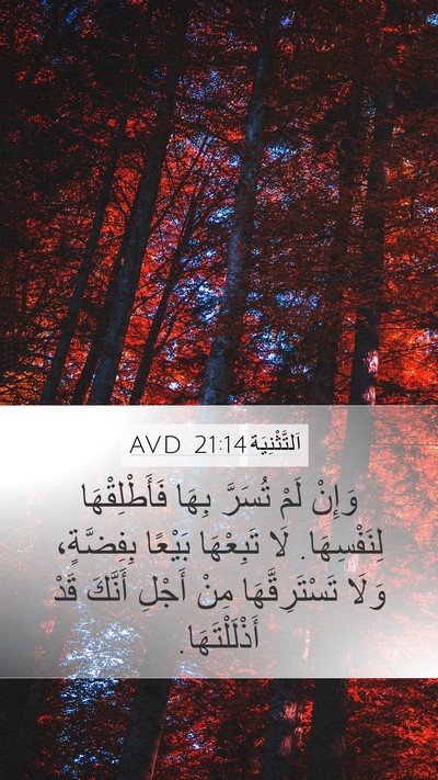اَلتَّثْنِيَة 21:14 AVD Bible Verse Image