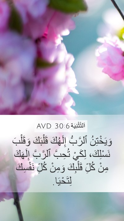 اَلتَّثْنِيَة 30:6 AVD Bible Verse Image