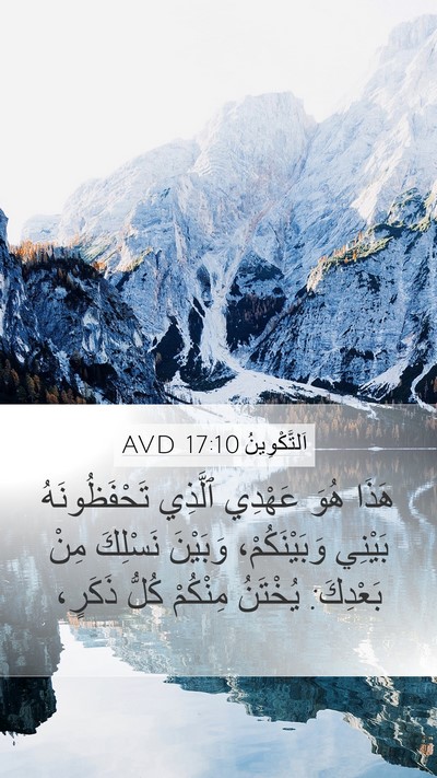 اَلتَّكْوِينُ 17:10 AVD Bible Verse Image