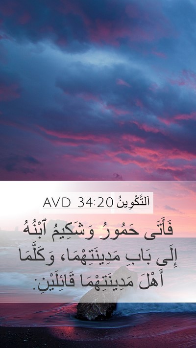 اَلتَّكْوِينُ 34:20 AVD Bible Verse Image