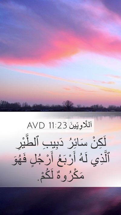اَللَّاوِيِّينَ 11:23 AVD Bible Verse Image