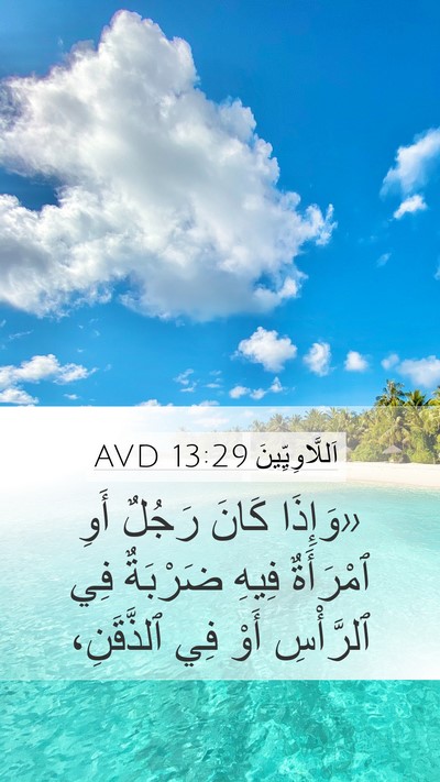 اَللَّاوِيِّينَ 13:29 AVD Bible Verse Image
