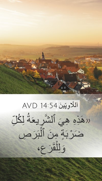 اَللَّاوِيِّينَ 14:54 AVD Bible Verse Image