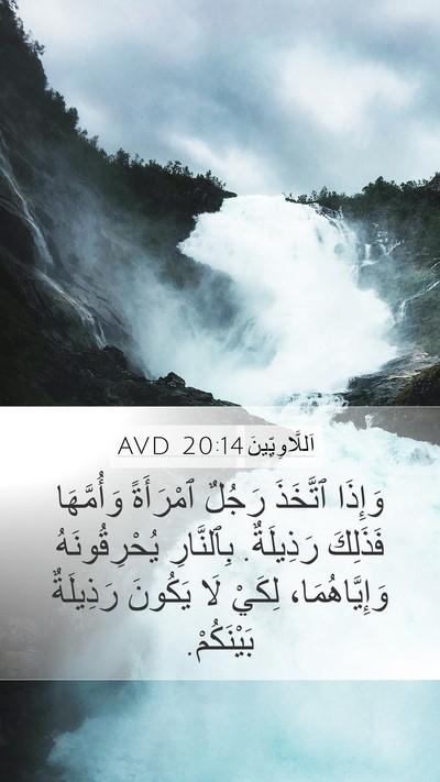 اَللَّاوِيِّينَ 20:14 AVD Bible Verse Image