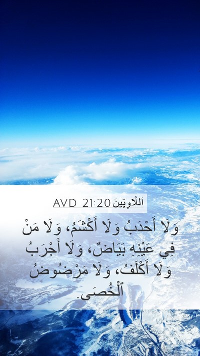 اَللَّاوِيِّينَ 21:20 AVD Bible Verse Image