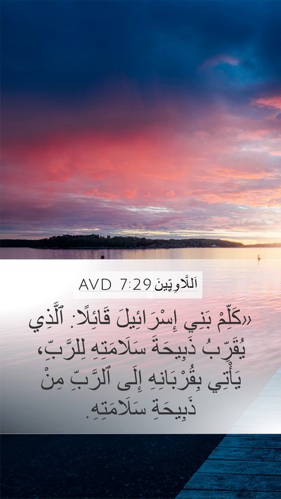 اَللَّاوِيِّينَ 7:29 AVD Bible Verse Image
