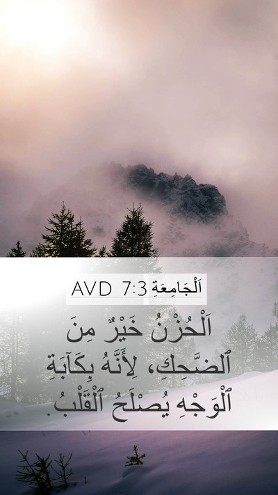 اَلْجَامِعَةِ 7:3 AVD Bible Verse Image
