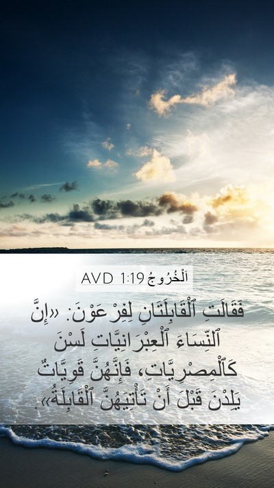 اَلْخُرُوجُ 1:19 AVD Bible Verse Image