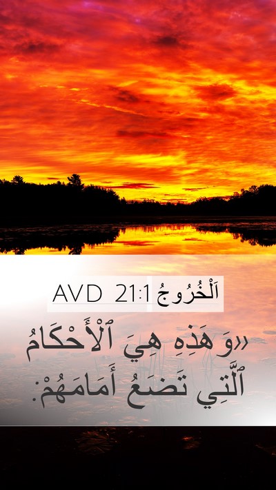 اَلْخُرُوجُ 21:1 AVD Bible Verse Image