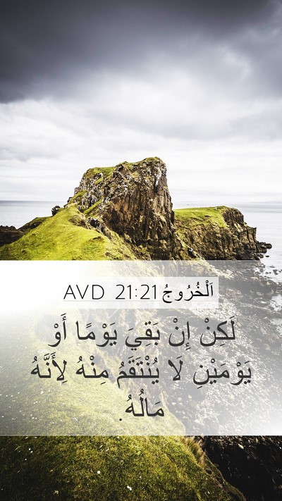 اَلْخُرُوجُ 21:21 AVD Bible Verse Image