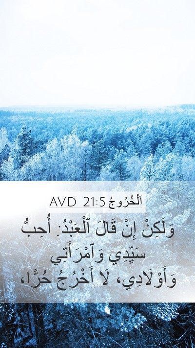 اَلْخُرُوجُ 21:5 AVD Bible Verse Image