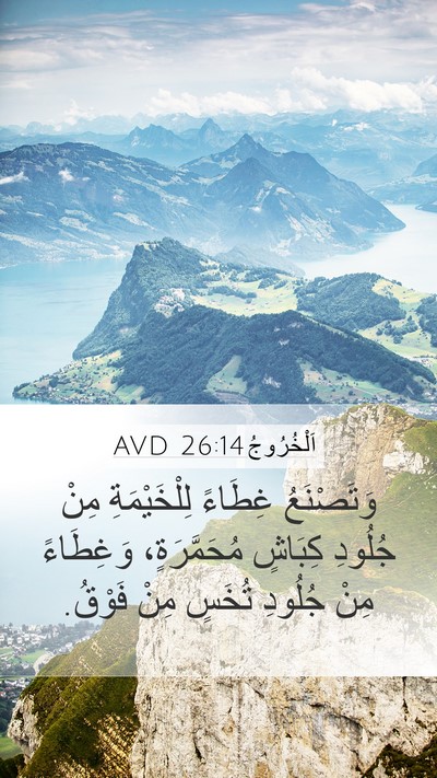 اَلْخُرُوجُ 26:14 AVD Bible Verse Image