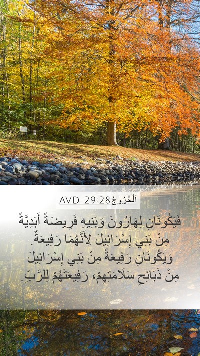 اَلْخُرُوجُ 29:28 AVD Bible Verse Image