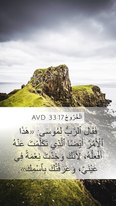 اَلْخُرُوجُ 33:17 AVD Bible Verse Image