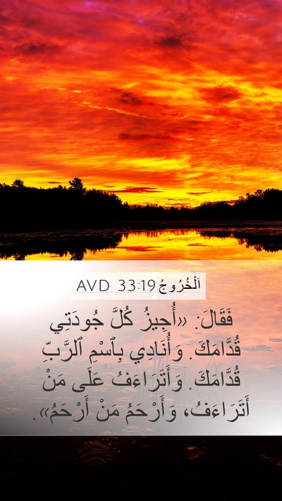 اَلْخُرُوجُ 33:19 AVD Bible Verse Image