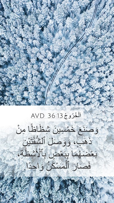 اَلْخُرُوجُ 36:13 AVD Mobile Phone Wallpaper - وَصَنَعَ خَمْسِينَ - Mobile Bible Verse Wallpaper