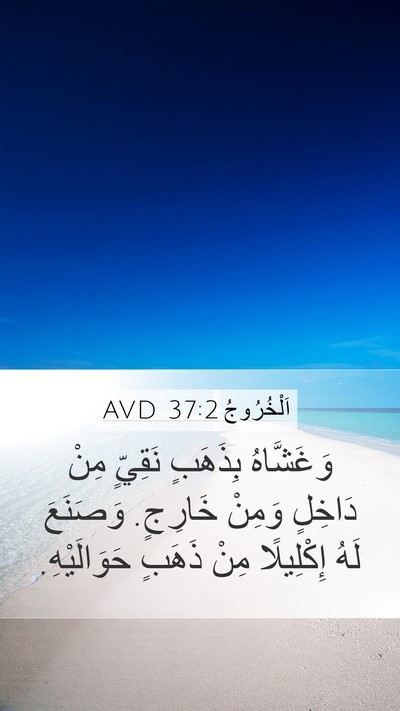 اَلْخُرُوجُ 37:2 AVD Bible Verse Image