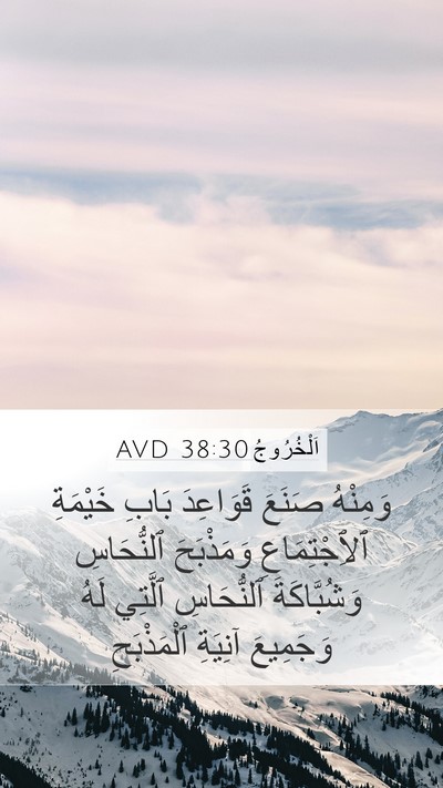 اَلْخُرُوجُ 38:30 AVD Bible Verse Image