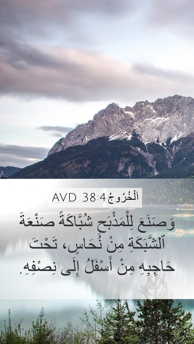 اَلْخُرُوجُ 38:4 AVD Bible Verse Image