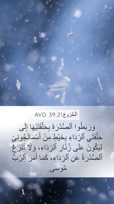 اَلْخُرُوجُ 39:21 AVD Bible Verse Image