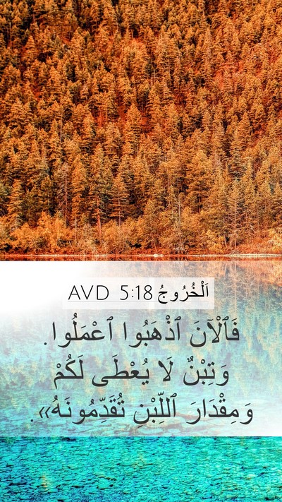 اَلْخُرُوجُ 5:18 AVD Bible Verse Image