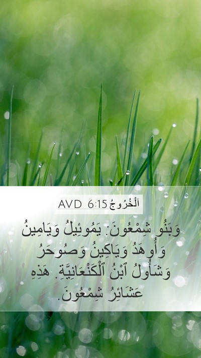 اَلْخُرُوجُ 6:15 AVD Bible Verse Image