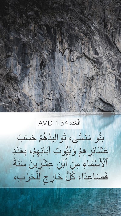 اَلْعَدَد 1:34 AVD Bible Verse Image