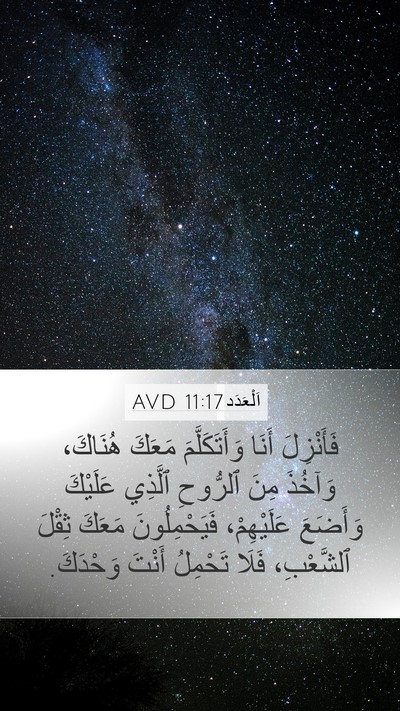 اَلْعَدَد 11:17 AVD Bible Verse Image