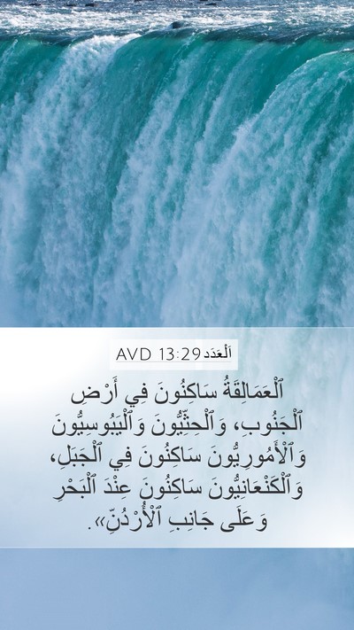 اَلْعَدَد 13:29 AVD Bible Verse Image