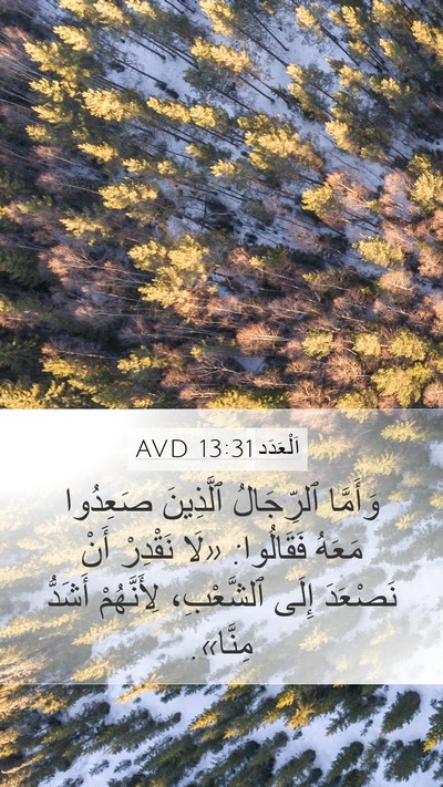 اَلْعَدَد 13:31 AVD Bible Verse Image