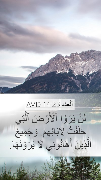 اَلْعَدَد 14:23 AVD Bible Verse Image