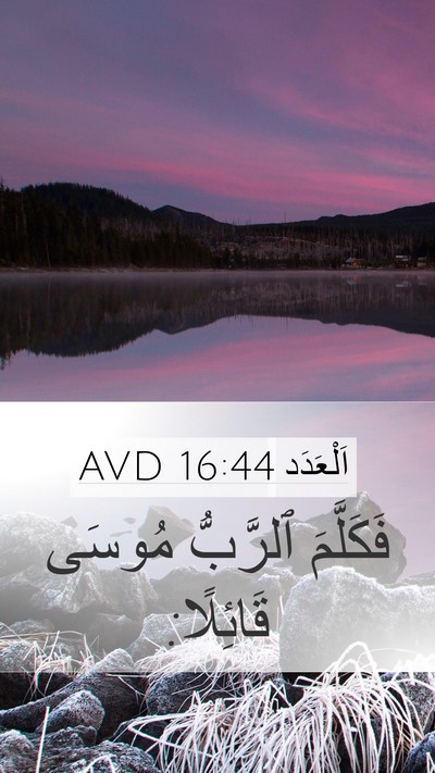 اَلْعَدَد 16:44 AVD Bible Verse Image