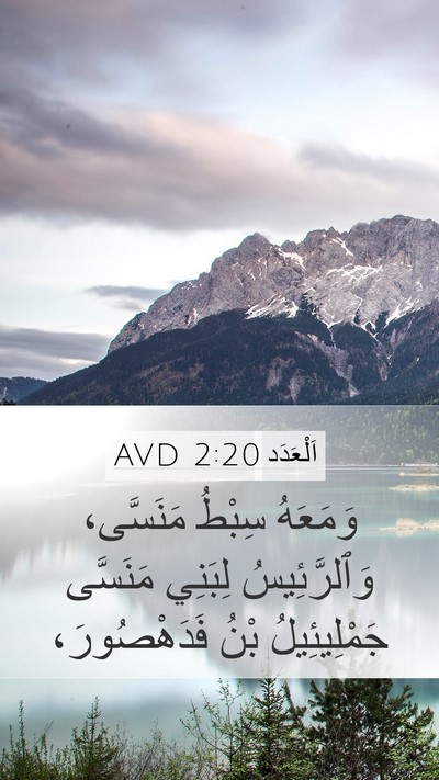 اَلْعَدَد 2:20 AVD Bible Verse Image