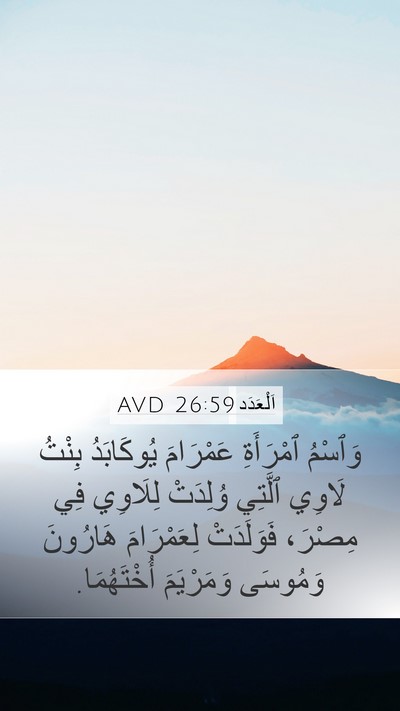 اَلْعَدَد 26:59 AVD Bible Verse Image