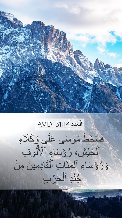 اَلْعَدَد 31:14 AVD Bible Verse Image