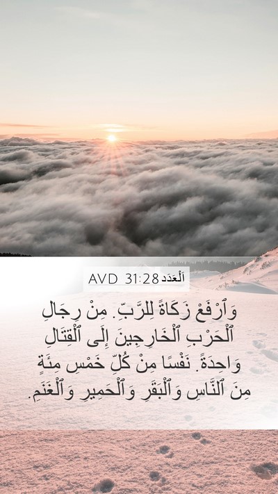 اَلْعَدَد 31:28 AVD Bible Verse Image