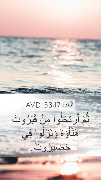 اَلْعَدَد 33:17 AVD Bible Verse Image