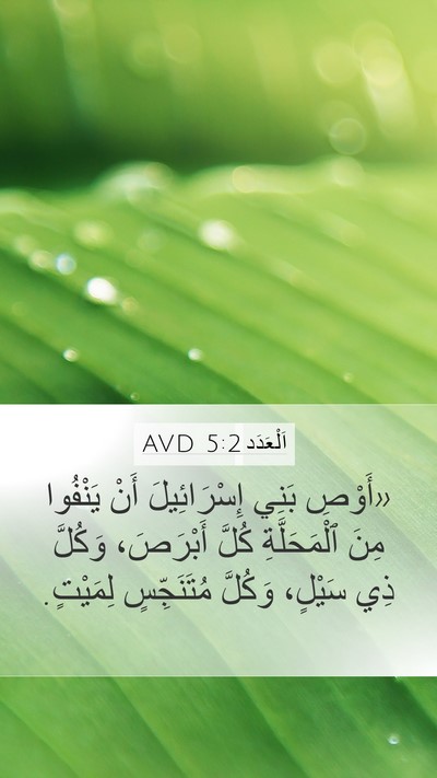 اَلْعَدَد 5:2 AVD Bible Verse Image