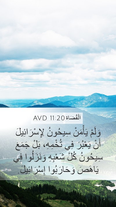 اَلْقُضَاة 11:20 AVD Bible Verse Image