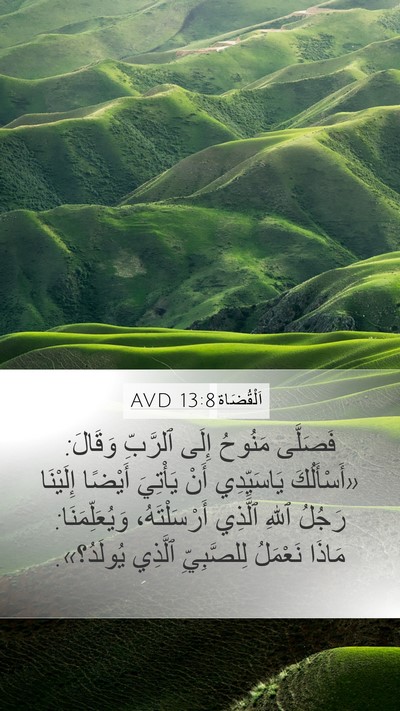 اَلْقُضَاة 13:8 AVD Bible Verse Image