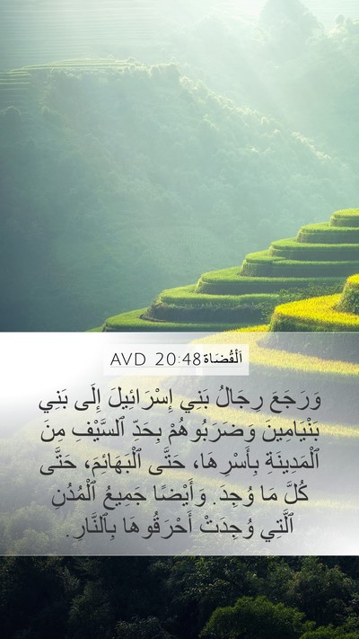 اَلْقُضَاة 20:48 AVD Bible Verse Image