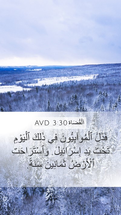 اَلْقُضَاة 3:30 AVD Bible Verse Image
