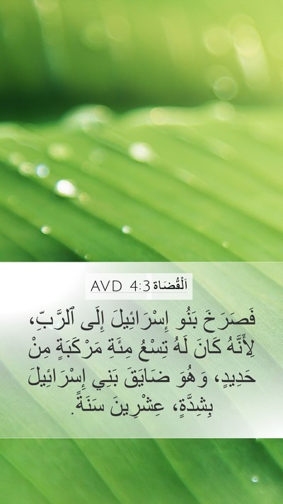 اَلْقُضَاة 4:3 AVD Bible Verse Image