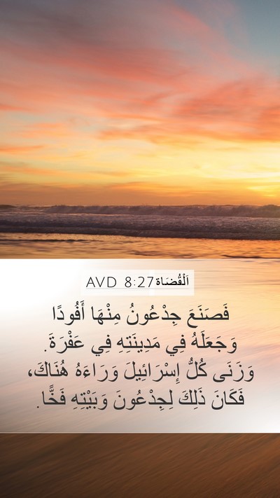اَلْقُضَاة 8:27 AVD Bible Verse Image
